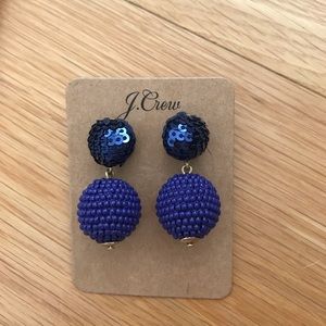 J crew drop bead earrings